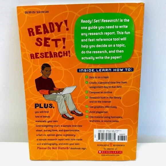 Ready! Set! Research! Your Fast And Paperback by Terban Marvin - Picture 2 of 3